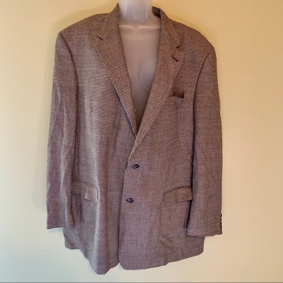 Vintage Burberry Blazer, Size 48XL - Picture 1 of 8